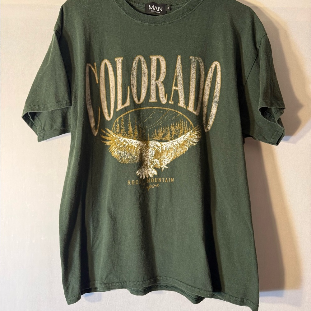 BoohooMAN Dark Green Tee